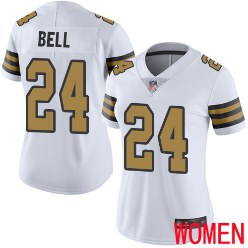New Orleans Saints Limited White Women Vonn Bell Jersey NFL Football #24 Rush Vapor Untouchable Jersey